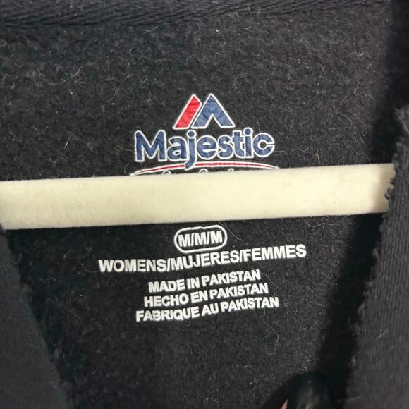 NHL Pittsburgh Penguins Black Yellow Pullover Hoodie Women’s Size Medium - Picture 2 of 5